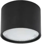 Globo Led-Deckenleuchte Serena, Schwarz, Metall, Glas, F, 8 cm, Lampen & Leuchten,