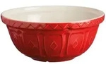 Mason Cash R&uuml;hrsch&uuml;ssel,, Rot, Keramik, Rund, 10.8 cm, Backen, Backhelfer,