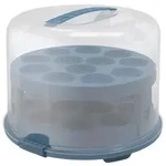 Rotho Kuchentransportbox Fresh, Kunststoff, rund, 34.5x26x35.5 cm, Reach, DIN...