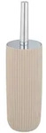 Wenko Wc-B&uuml;rstengarnitur Agropoli, Beige, Kunststoff, 10x36.5x10 cm, B&uuml;rstenkopf