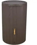 Garantia Regentonne, Braun, Kunststoff, 230 L, 57x93x59 cm, Gartenzubeh&ouml;r,