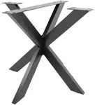 CLP Tischbein, Schwarz, Metall, 85x71x85 cm, Esszimmer, Tische, Esstische,