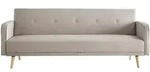 Miliboo Sofa, Natur, Textil, 82.5x80.5x205 cm, Wohnzimmer, Sofas & Couches,