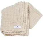 nordic coast company Musselindecke, Natur, Textil, 80x80 cm, Schlafen,