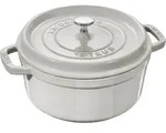 Staub Topf, Wei&szlig;, Metall, Kochen, T&ouml;pfe, Kocht&ouml;pfe