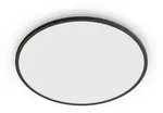 Philips Led-Deckenleuchte Superslim, Schwarz, Kunststoff, 54.5x55x3.2 cm, Lampen &