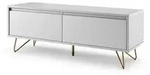 Livetastic Lowboard Grau 1769, Wei&szlig;, Metall, 1 F&auml;cher, 1 Schublade(n) Schubladen,
