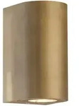 Nordlux Aussenwandleuchte, Messing, Metall, halbrund,halbrund, 10x17.2x8.7 cm,...