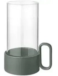 Blomus Windlicht Yuragi, Jadegr&uuml;n, Glas, Keramik, 21 cm, Dekoration,...
