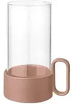 Blomus Windlicht Yuragi, Terracotta, Glas, Keramik, 21 cm, Dekoration,...
