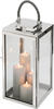 Fink Windlicht, Silber, Metall, Glas, rechteckig, 30x58x30 cm, Dekoration,