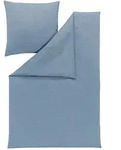 Estella Bettw&auml;sche Takoma, Blaugrau, Textil, meliert, 155x220 cm, Textiles Vertrauen
