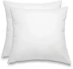 wometo 2Er-Set, Wei&szlig;, Textil, F&uuml;llung: Federn, 50x50 cm, Oeko-Tex&reg;,