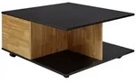 Mid.you Couchtisch, Anthrazit, Sand, Holzwerkstoff, 2 Schublade(n) Schubladen,
