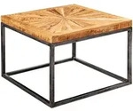 Mid.you Couchtisch, Natur, Holz, Mangoholz, massiv, quadratisch, eckig,...