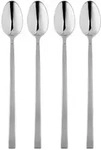 Joop! Latte-Macchiato-L&ouml;ffelset Dining Glamour, Silber, Metall, 4-teilig,
