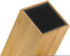 WMF Messerblock Flex Tec, Braun, Holz, Bambus, ohne Schlitze, Kochen, Küchenmesser,
