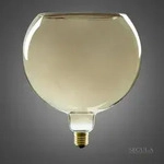 Led-Filament-Leuchtmittel Glo, Grau, Glas, G, 6 W, 23 cm, Lampen & Leuchten,
