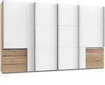 Mid.you Schwebet&uuml;renschrank Wimex Level 36A, Wei&szlig;, Eiche, Holzwerkstoff, 6 F&auml;cher,