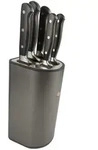 Wesco Messerblock Loft, 6-teilig, 25x16x11.7 cm, Gr&uuml;ner Punkt, Kochen,