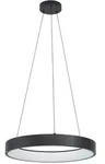 Eglo Led-H&auml;ngeleuchte Marghera-Z, Schwarz, Wei&szlig;, Metall, Kunststoff, rund,rund, 110
