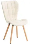 CLP Stuhl, Creme, Holz, 50x88x63 cm, Esszimmer, St&uuml;hle, Esszimmerst&uuml;hle,