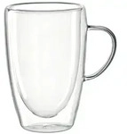 Leonardo Teeglas Duo, Glas, 400 ml, doppelwandig, Kaffee & Tee, Tassen, Teetassen