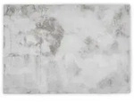 Gino Falcone Kunstfellteppich, Silber, Textil, Uni, Rechteckig, 40x60 cm, f&uuml;r