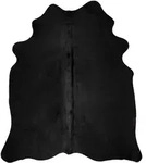 vidaXL Teppich, Schwarz, Leder, 150x170 cm, Teppiche & B&ouml;den, Teppiche,...
