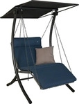 Boxxx HOLLYWOODSCHAUKEL Blau, Beige 100x160x145 cm