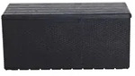 Ambia Garden Kissenbox, Anthrazit, Kunststoff, 1 F&auml;cher, 55x56x124 cm, Rollen,
