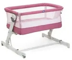 Chicco Beistellbett Next2Me POP UP, Pink, Metall, Textil, 87x80x82 cm, Seitenfenster