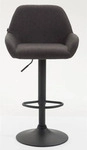 CLP Barhocker, Dunkelgrau, Metall, 51x89x52 cm, Esszimmer, Barm&ouml;bel, Barhocker