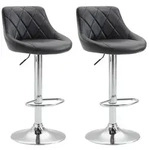 CLP Barhocker, Schwarz, Metall, 46x83x49 cm, Esszimmer, Barm&ouml;bel, Barhocker