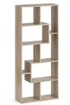 Vicco Raumteiler, Sonoma Eiche, Holzwerkstoff, 8 F&auml;cher, Rechteckig, 160.6x67.2x25