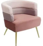 Kare-Design Cocktailsessel, Rosa, Altrosa, Metall, 65x74x64 cm, Wohnzimmer,...