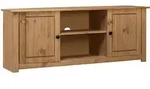 vidaXL Lowboard, Braun, Holz, Kiefer, 2 F&auml;cher, Rechteckig, 120x50x40 cm,