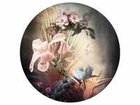 Fototapete, Mehrfarbig, Floral, 125x125 cm, Tapeten Shop, Fototapeten