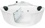 AcquaVapore by Sandra Jentho Whirlpool, Wei&szlig;, Glas, Kunststoff, Metall, Dreieckig,