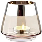 Fink Teelichthalter, Sand, Glas, 13 cm, zum Stellen, Dekoration, Kerzen & Zubeh&ouml;r,