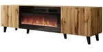 Mirjan24 Tv-Element, Braun, Kunststoff, Holz Optik, Rechteckig,Rechteckig,...