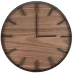 Yamazaki Wanduhr, Schwarz, Metall, 26x26x4 cm, Dekoration, Uhren, Wanduhren