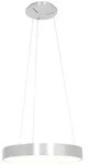Pendelleuchte Ringlede, Edelstahl, Metall, Kunststoff, rund,rund, F, 165 cm, CE,