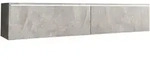 P & B Lowboard D140, Grau, Kunststoff, Betonoptik, 140x30x33 cm, Fsc, Made in EU,