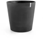 Ecopots Blumentopf, Dunkelgrau, Kunststoff, Beton Optik, Rund, 56 cm,...