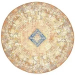 Tom Tailor Outdoorteppich, Terracotta, Textil, orientalisch, rund, Textiles Vertrauen