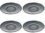 Leonardo Living Espressountertassen, Grau, Keramik, Kaffee & Tee, Tassen, Untertassen