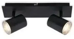 Briloner Badezimmer-Deckenleuchte, Schwarz, Metall, Kunststoff, 9.9x11.2x29 cm,