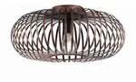 Trio Leuchten Deckenleuchte Johann, Kupfer, Metall, 40x17x40 cm, Lampen & Leuchten,