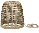 Newgarden Led-H&auml;ngeleuchte, Naturmaterialien, 33x35x33 cm, 3 Helligkeitsstufen,